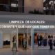 limpieza de locales cómo se hace