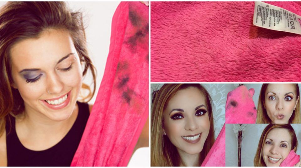 Cómo limpiar el maquillaje de las toallas