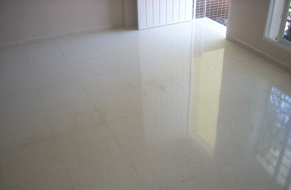Abrillantar terrazo