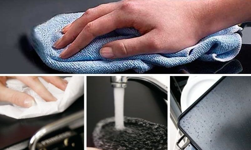 Limpiar plancha de cocina