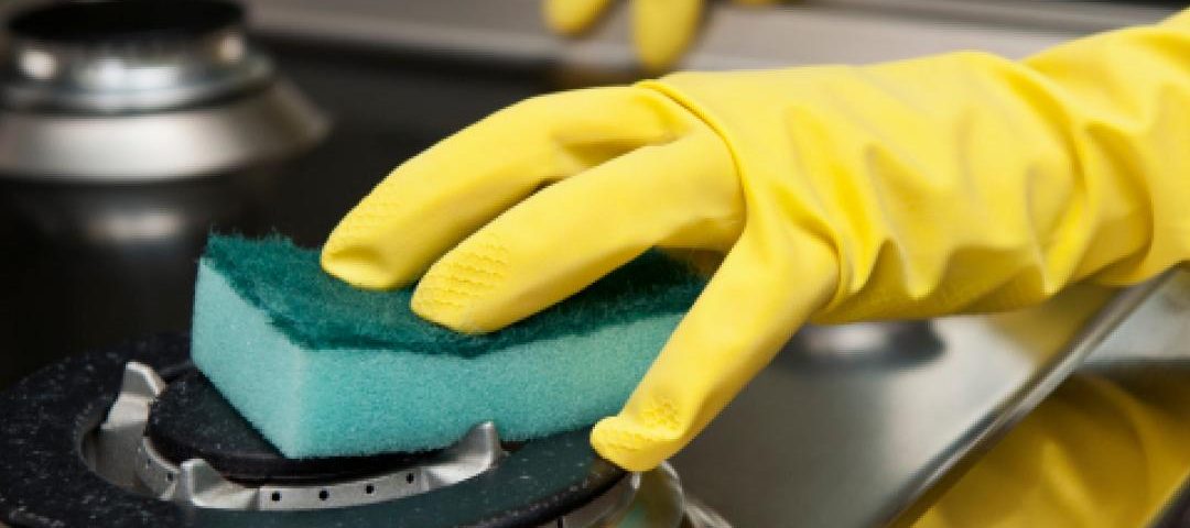Limpiar cocina de gas